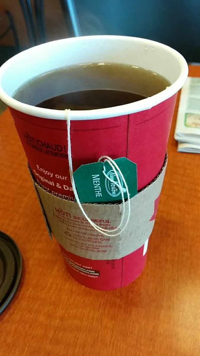 Coffee from Tim Horton