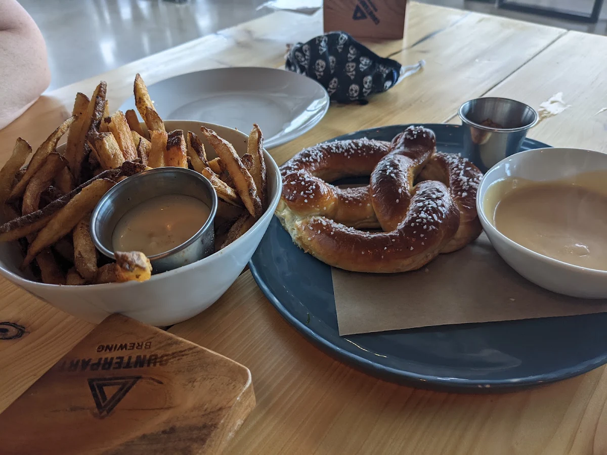Warm Sourdough Pretzel