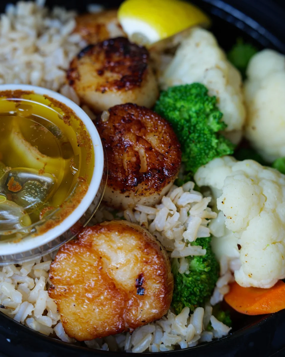 Seared Scallops Dinner, The Mermaid