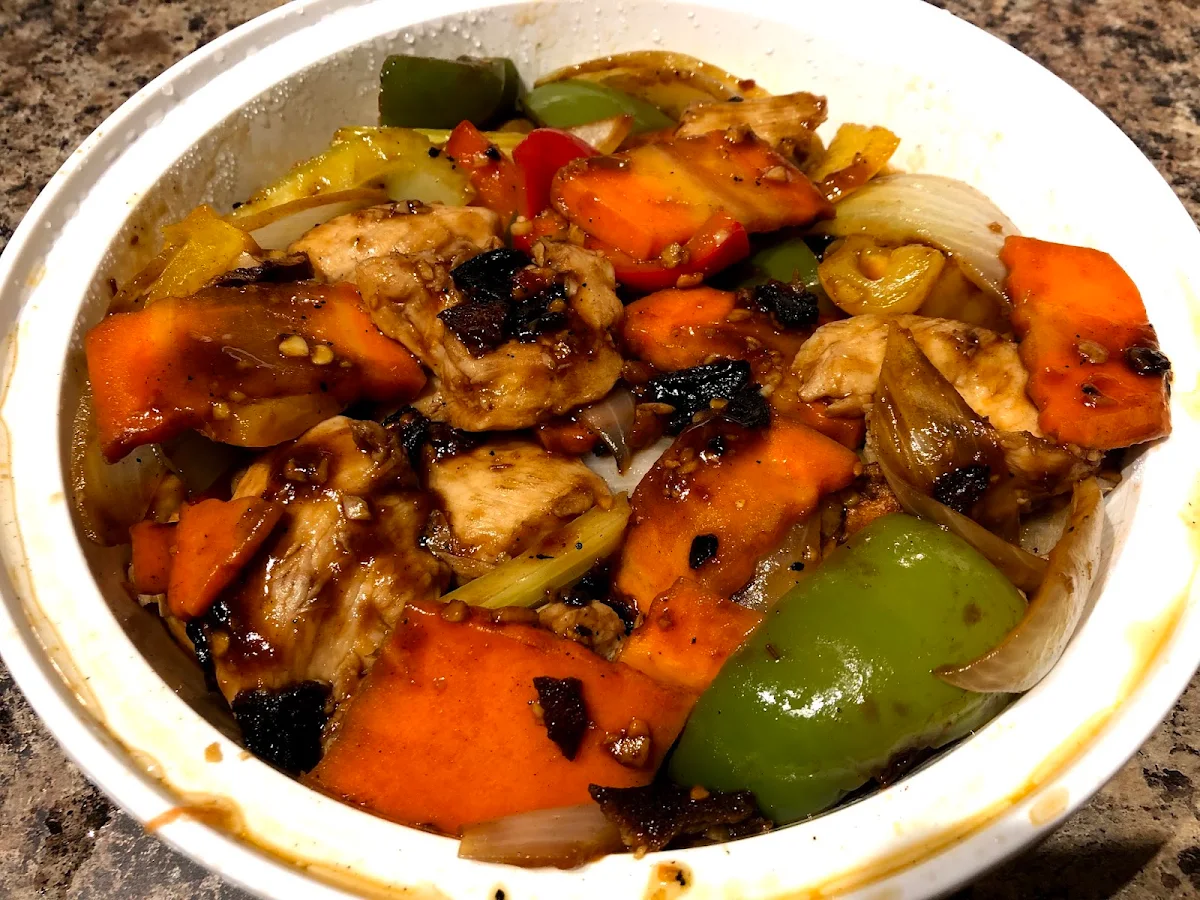 Mixed Vegetables in Black Bean Sauce