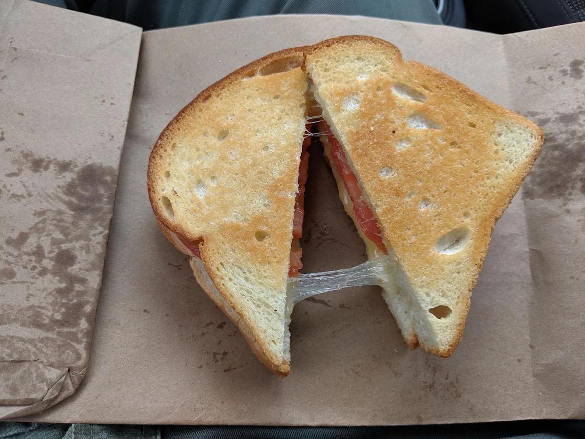 Tomato and Basil Grilled Cheese