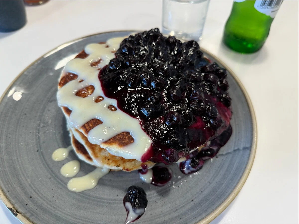 Blueberry Lemon Stack Pancakes
