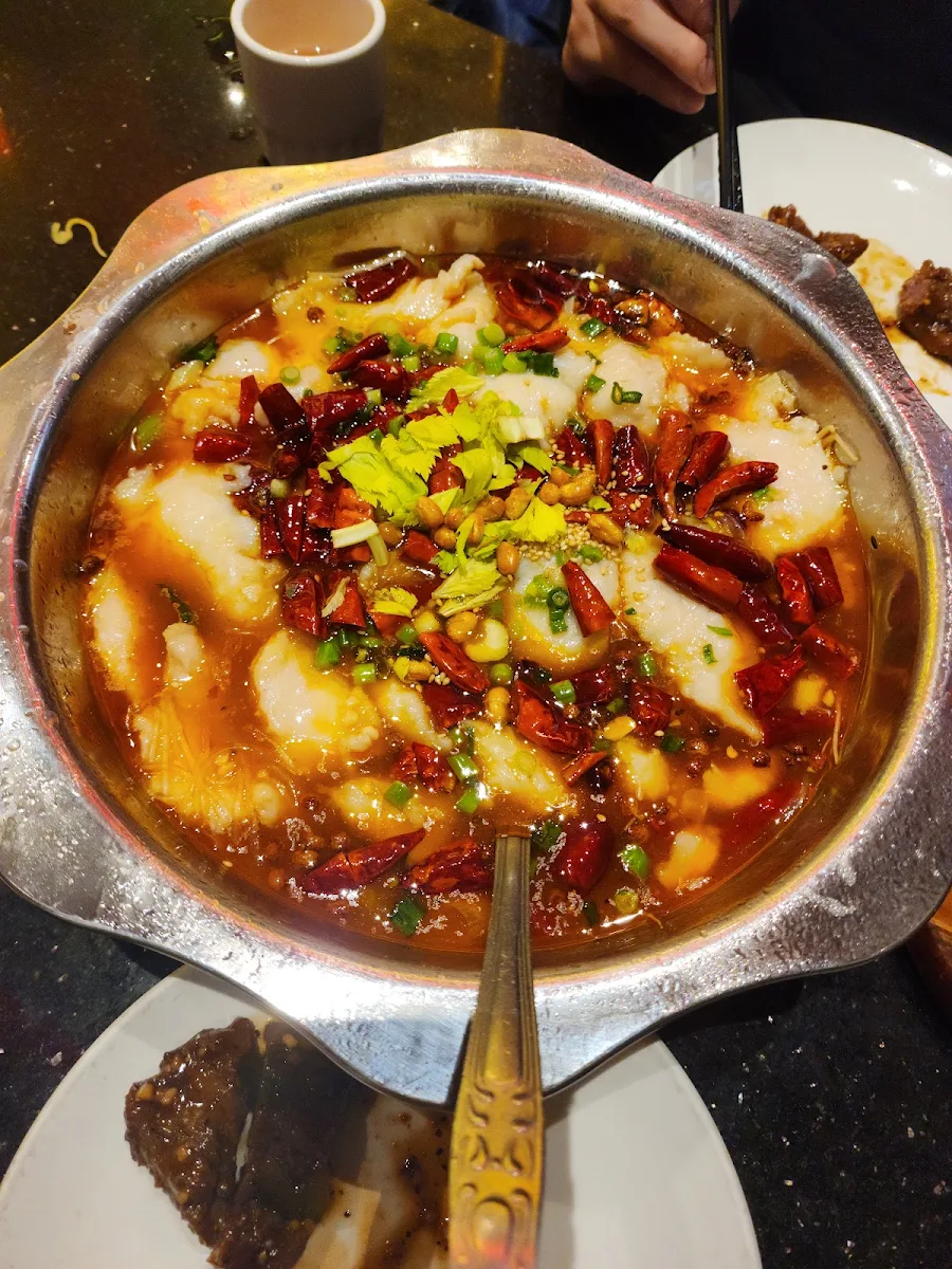 Boiled Fish with Sichuan Pickles Noodle Soup Flour