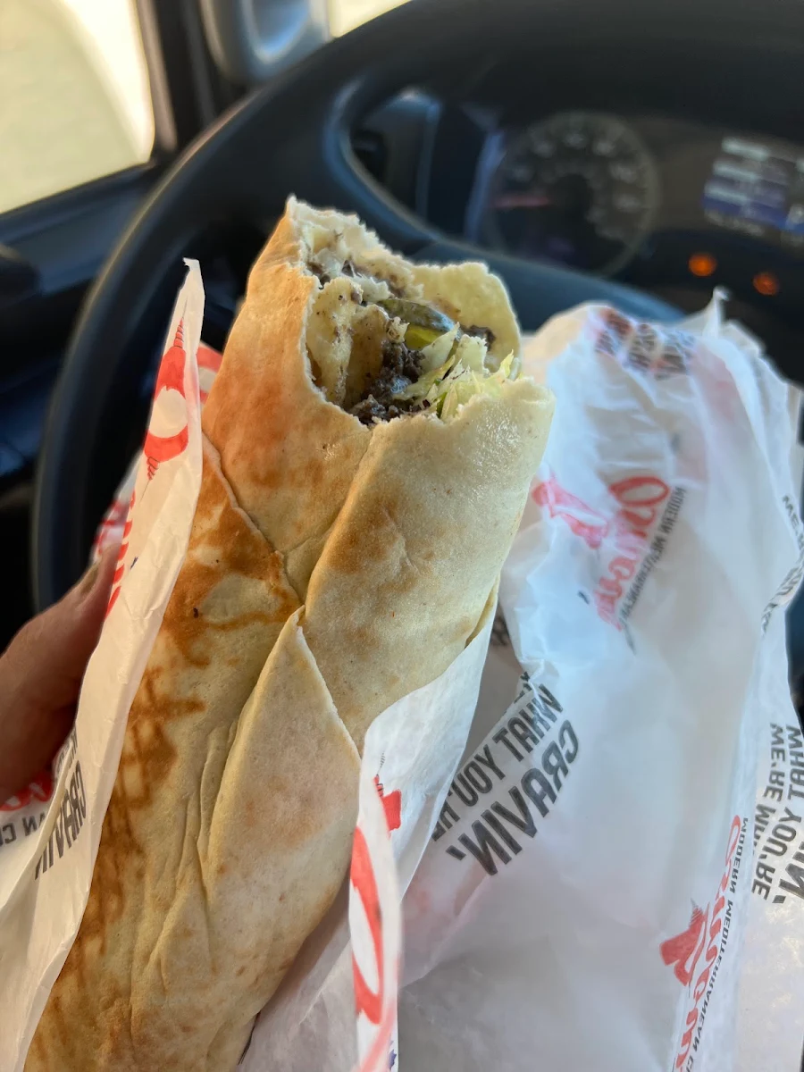 Lamp Shawarma Sandwich