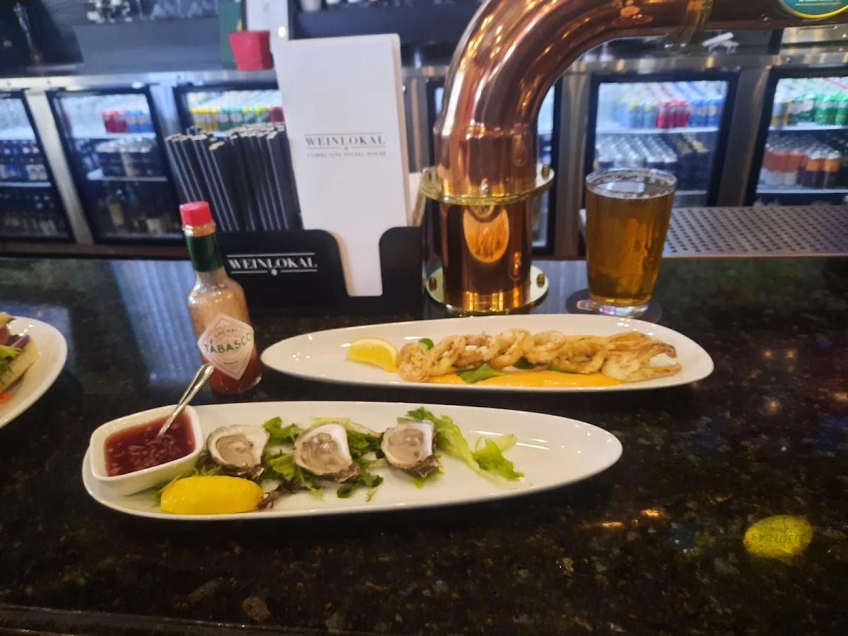 Oysters and Calamari