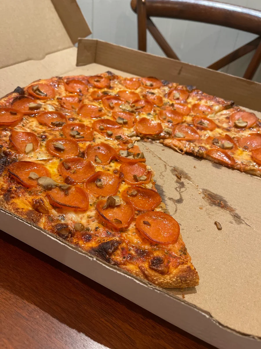 Pepperoni and Mushroom Pizza