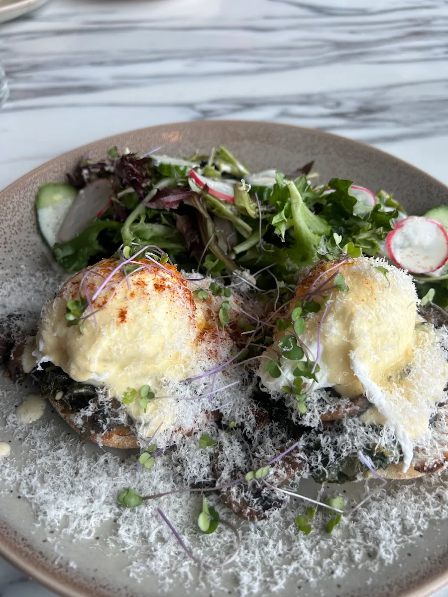 Wild Mushroom Parmesan Benny