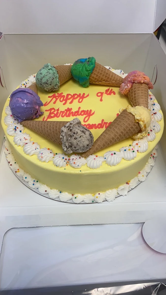 Ice Cream Cone Cake