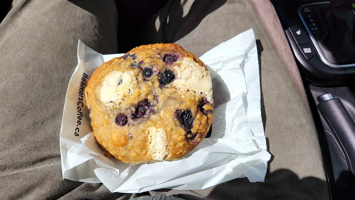 Blueberry White Chocolate Muffin