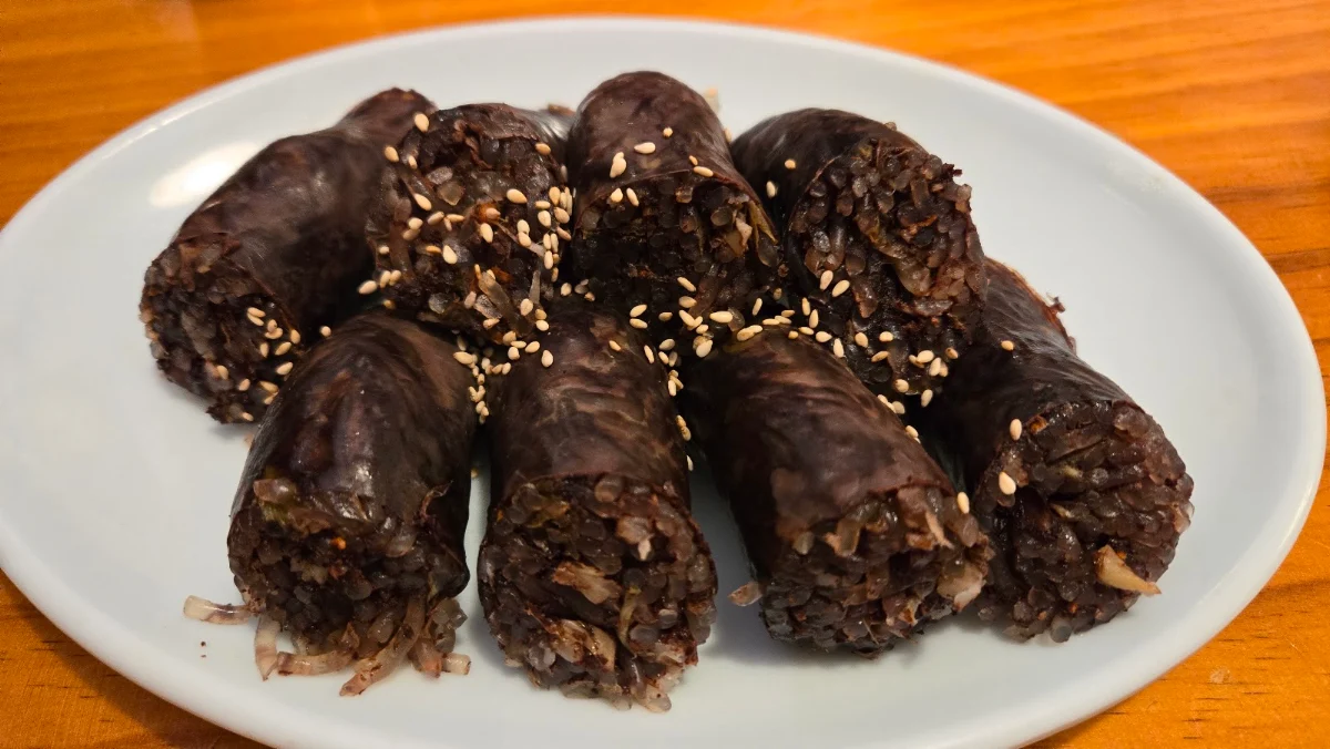 Korean Style Pork Blood Sausage