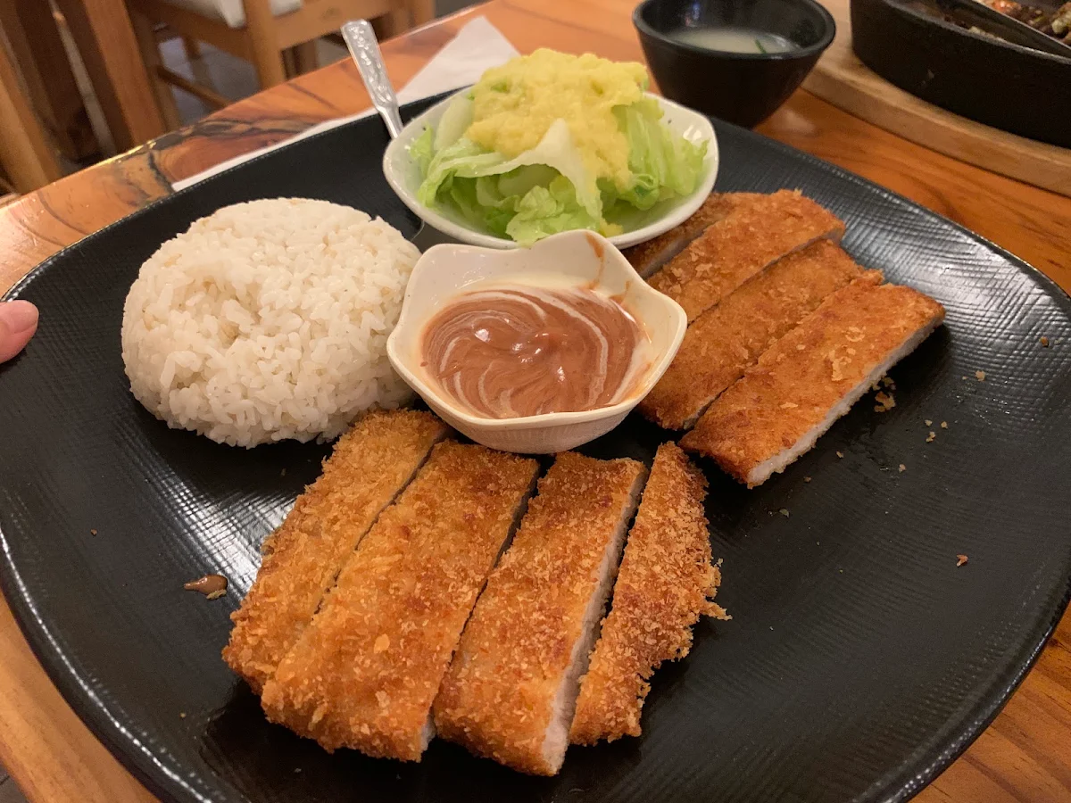Pork Cutlet with Rice
