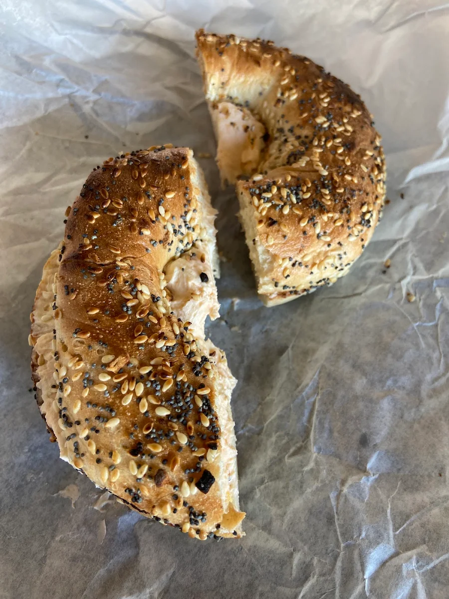 Cheese Bagel Breakfast Bacon