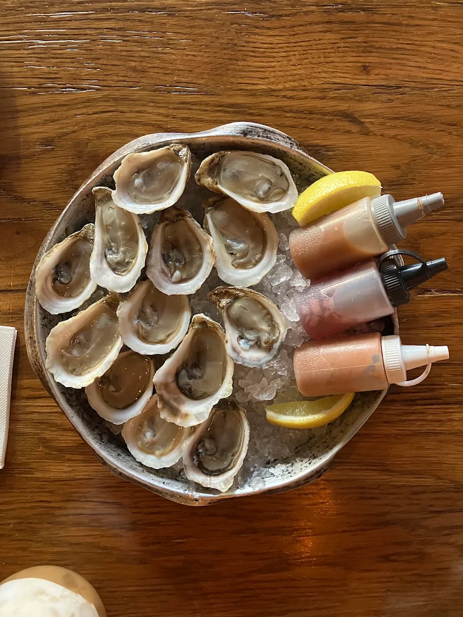 Fresh Shucked Oysters on the Half Shell