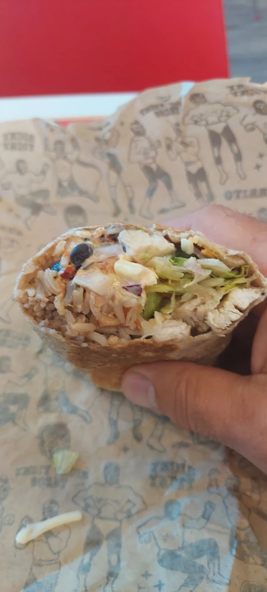 Roasted Chicken Burrito