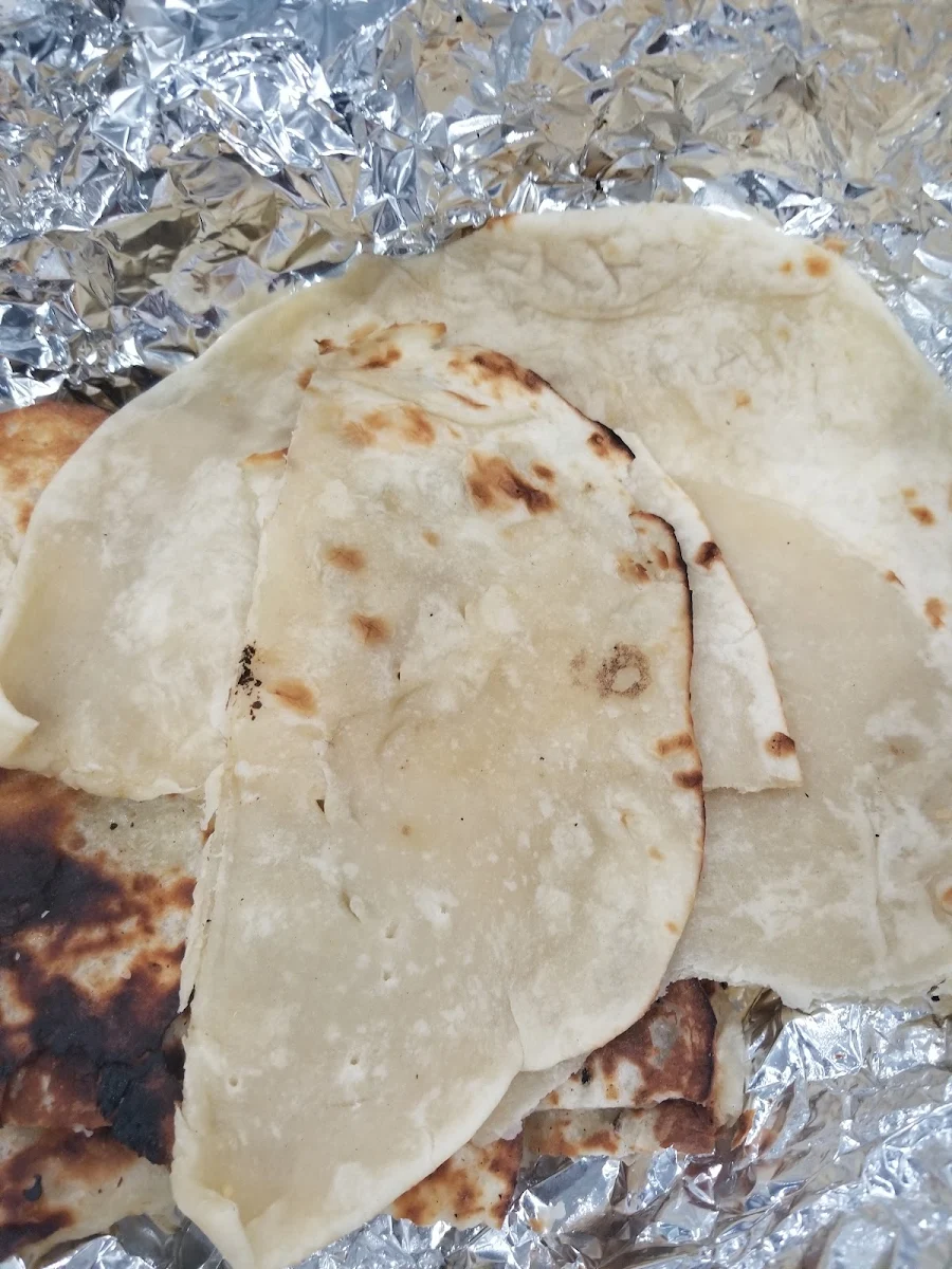 Half Cooked Naan They Gave in My Order