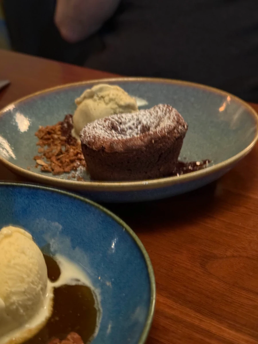 Warm Chocolate Hazelnut Cake