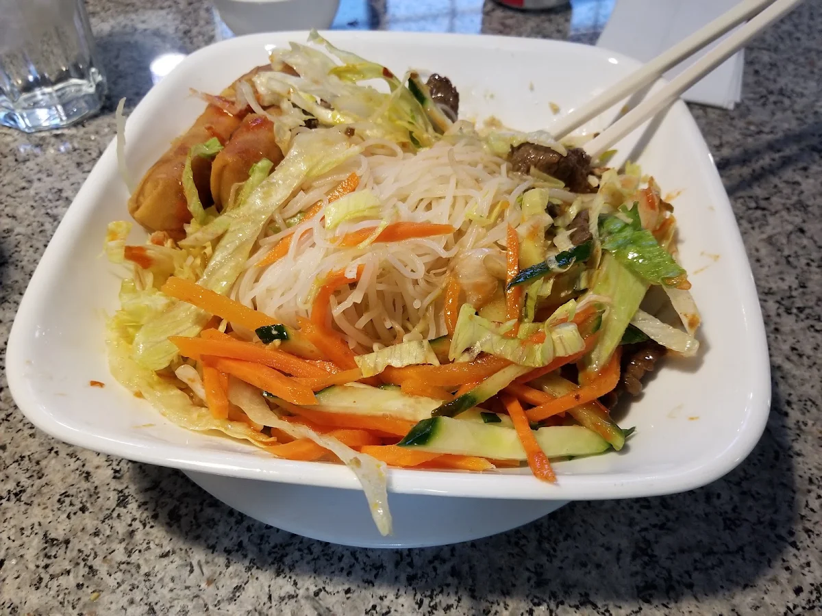 Satay Beef Spring Roll Vermicelli