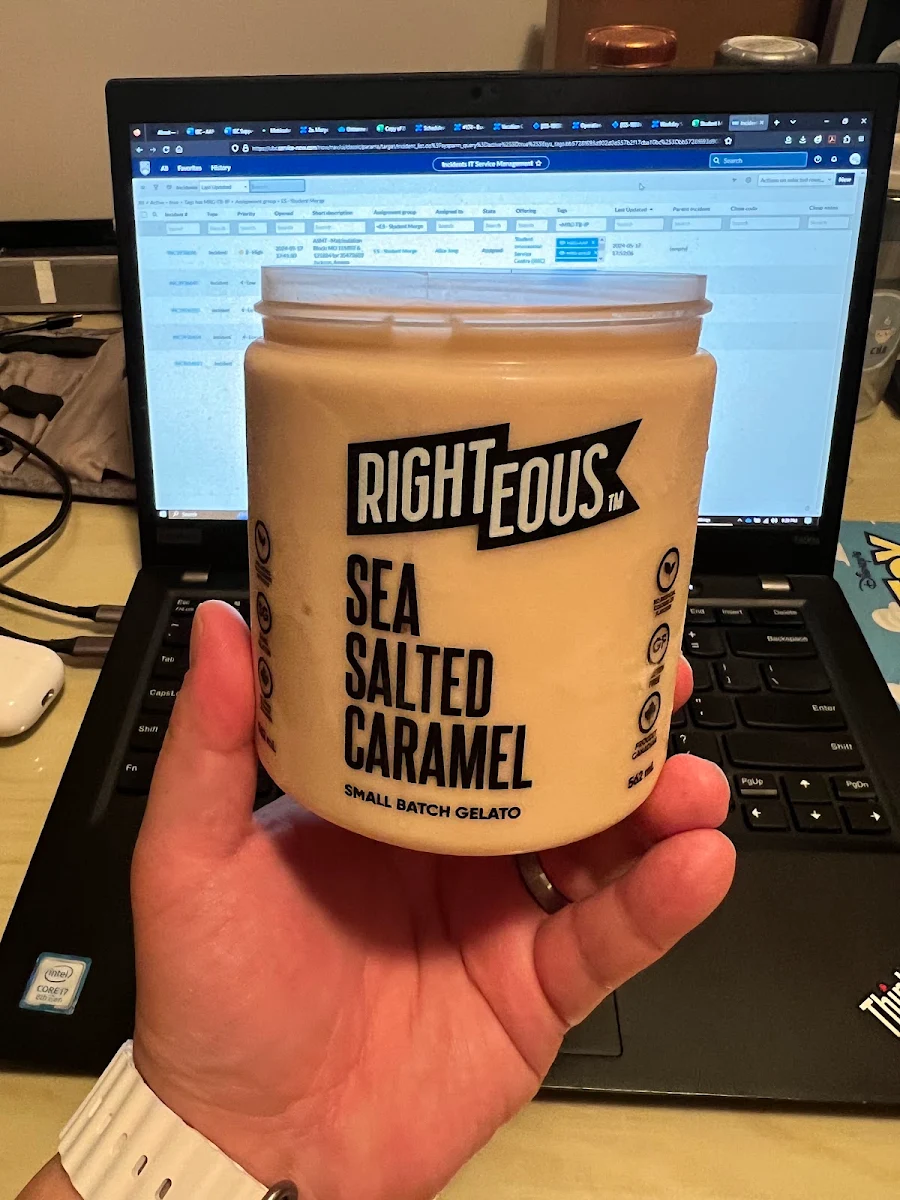 Sea Salted Caramel Gelato