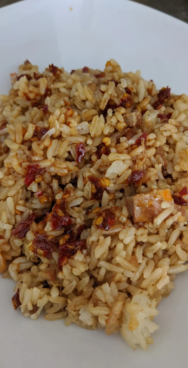 Yang Chow Fried Rice w Chilli Oil