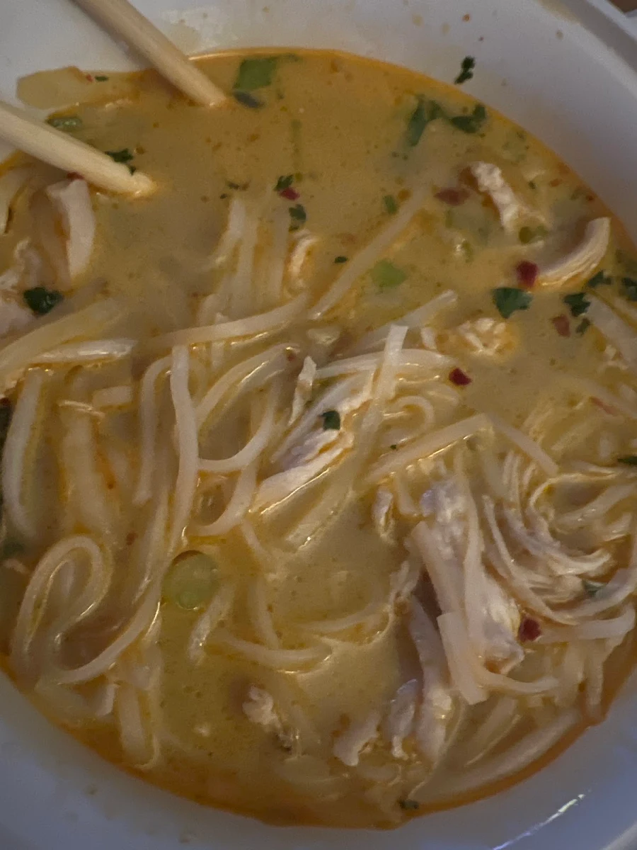 Satay Chicken Noodle Soup