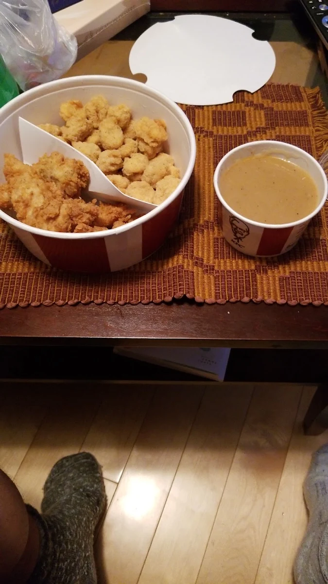 Baril Lanière de Poulet Et Poulet Pop Corn