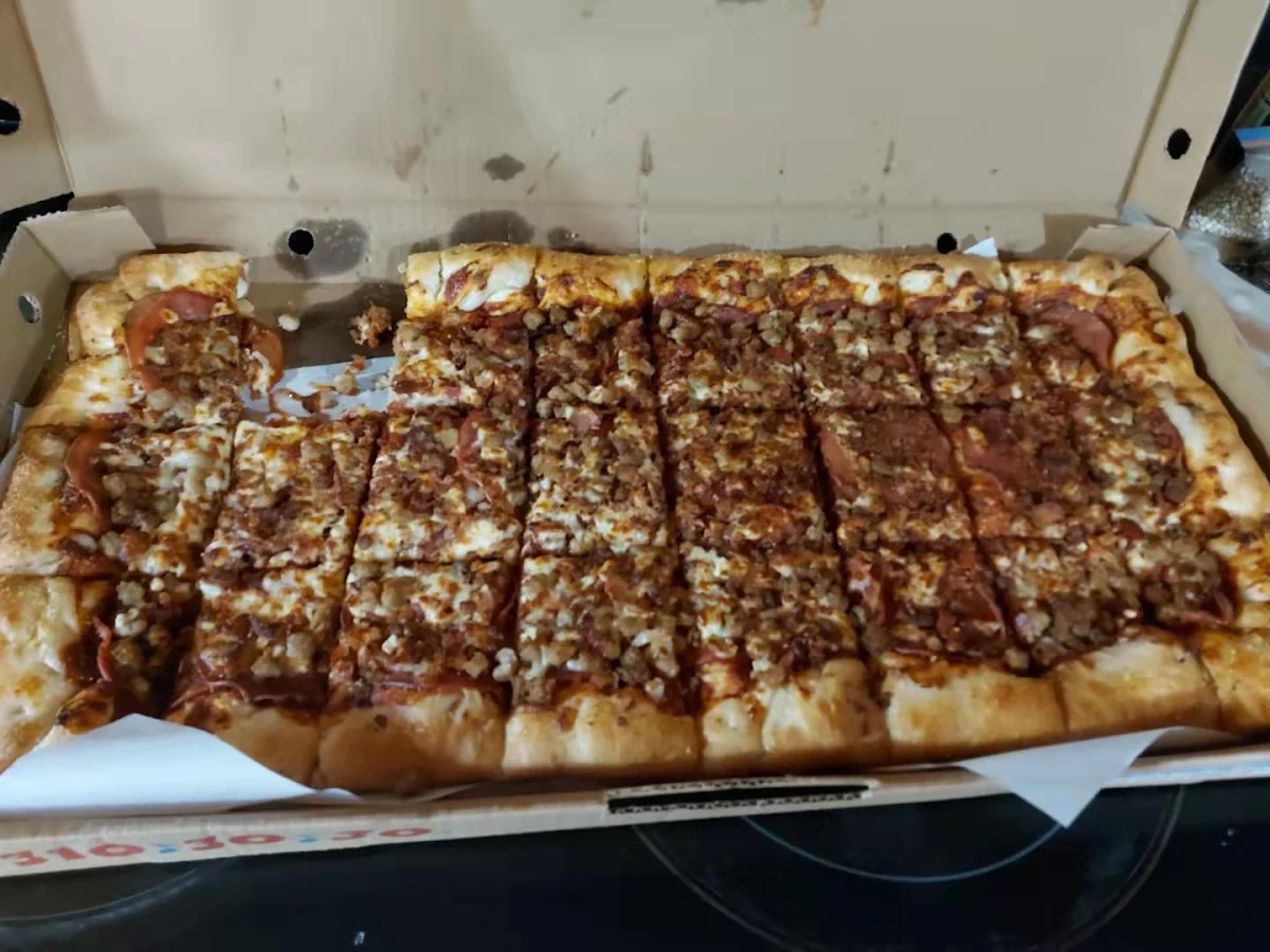Mighty Meat Party Pizza