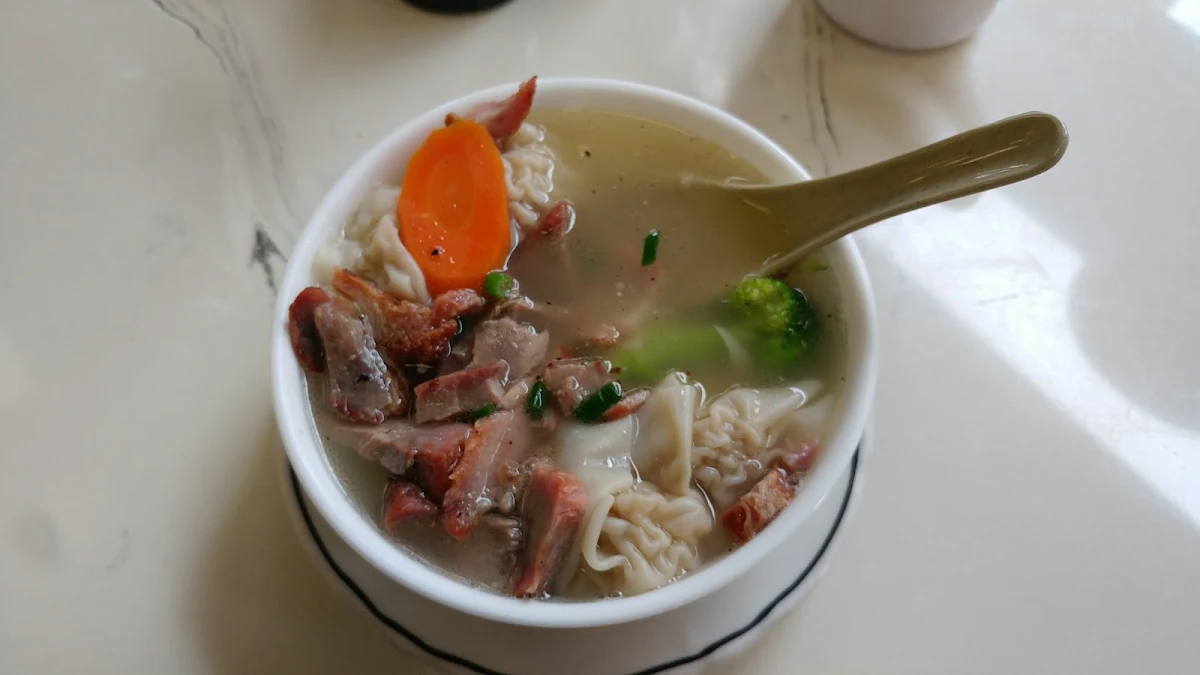 BBQ Pork Wonton Soup