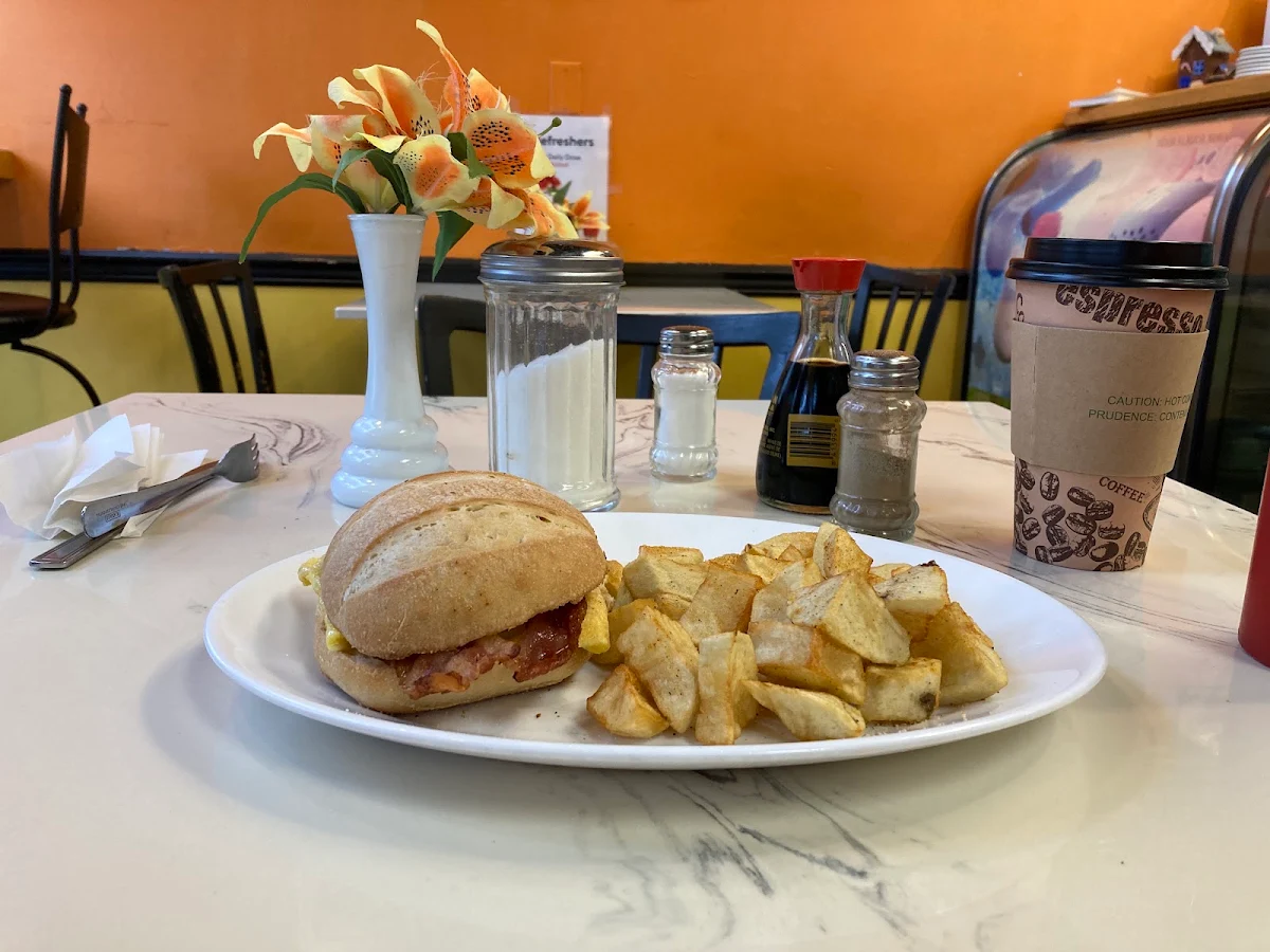 Breakfast Sandwich Combo with Hash Browns