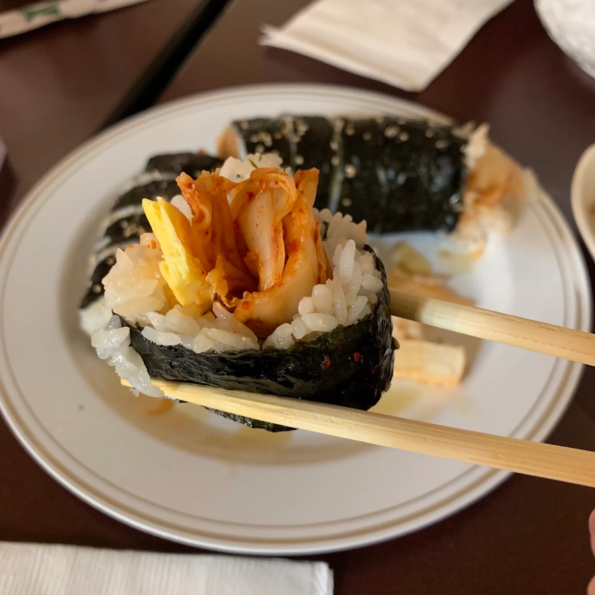 Yam Tempura Roll
