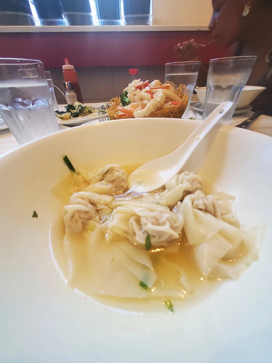 Chop Suey and Wonton Soup