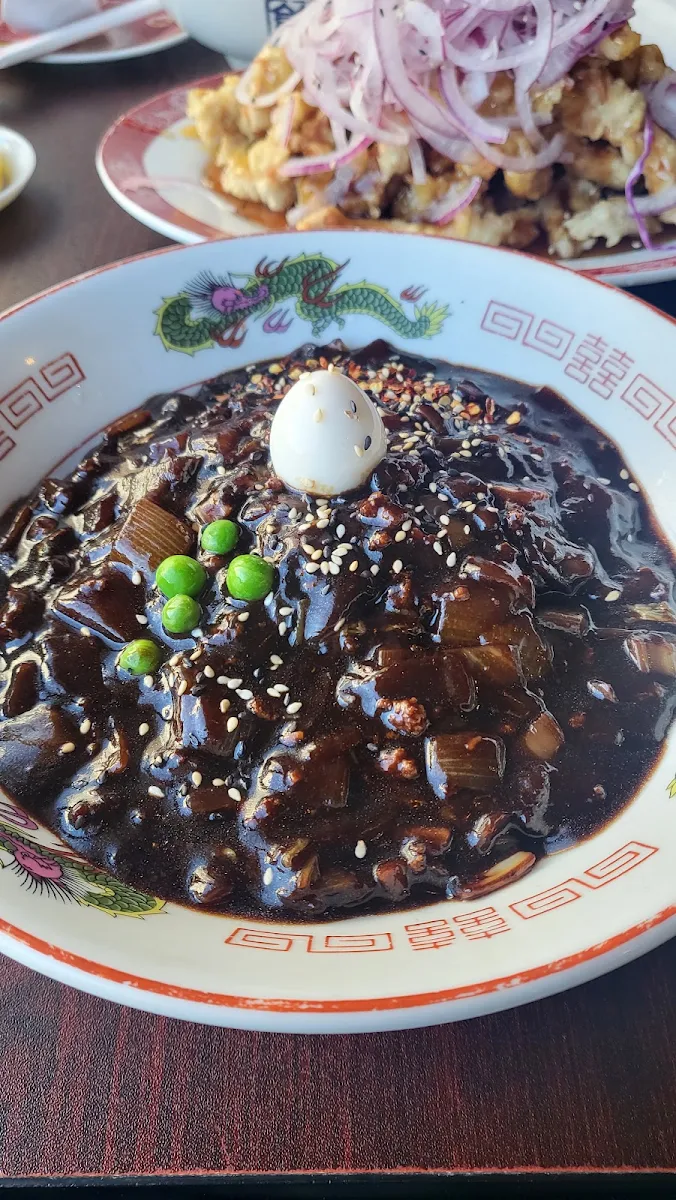 Jajangmyeon Noodles in Black Bean Sauce