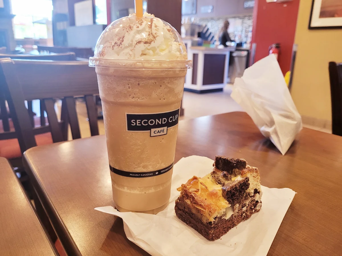 Pumpkin Spice Frappe Monster Brownie