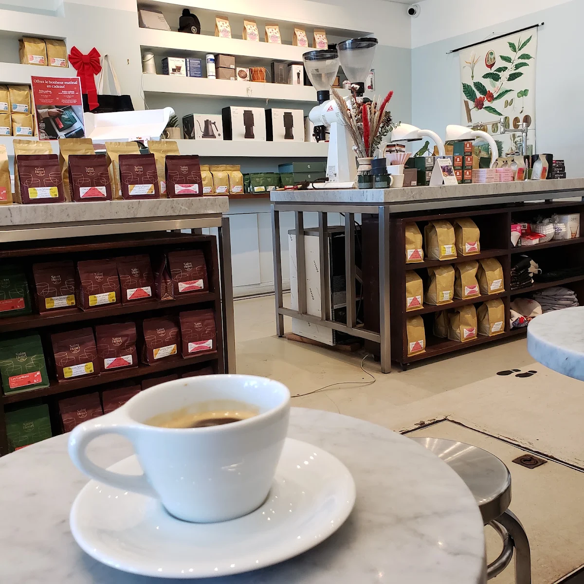 Espresso, Café Saint-Henri (Marché Jean-Talon)