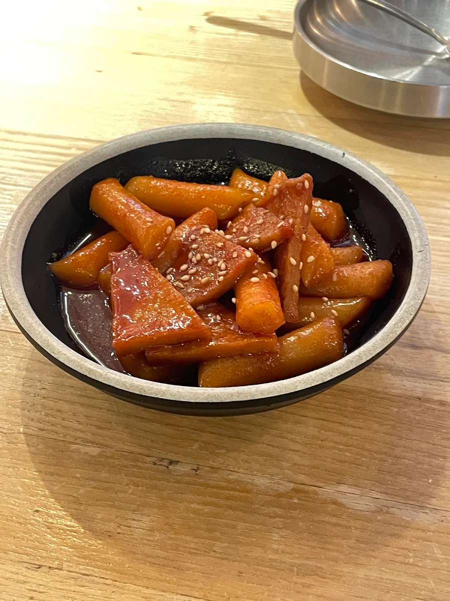 Japchae Noodles Spicy Rice Cakes
