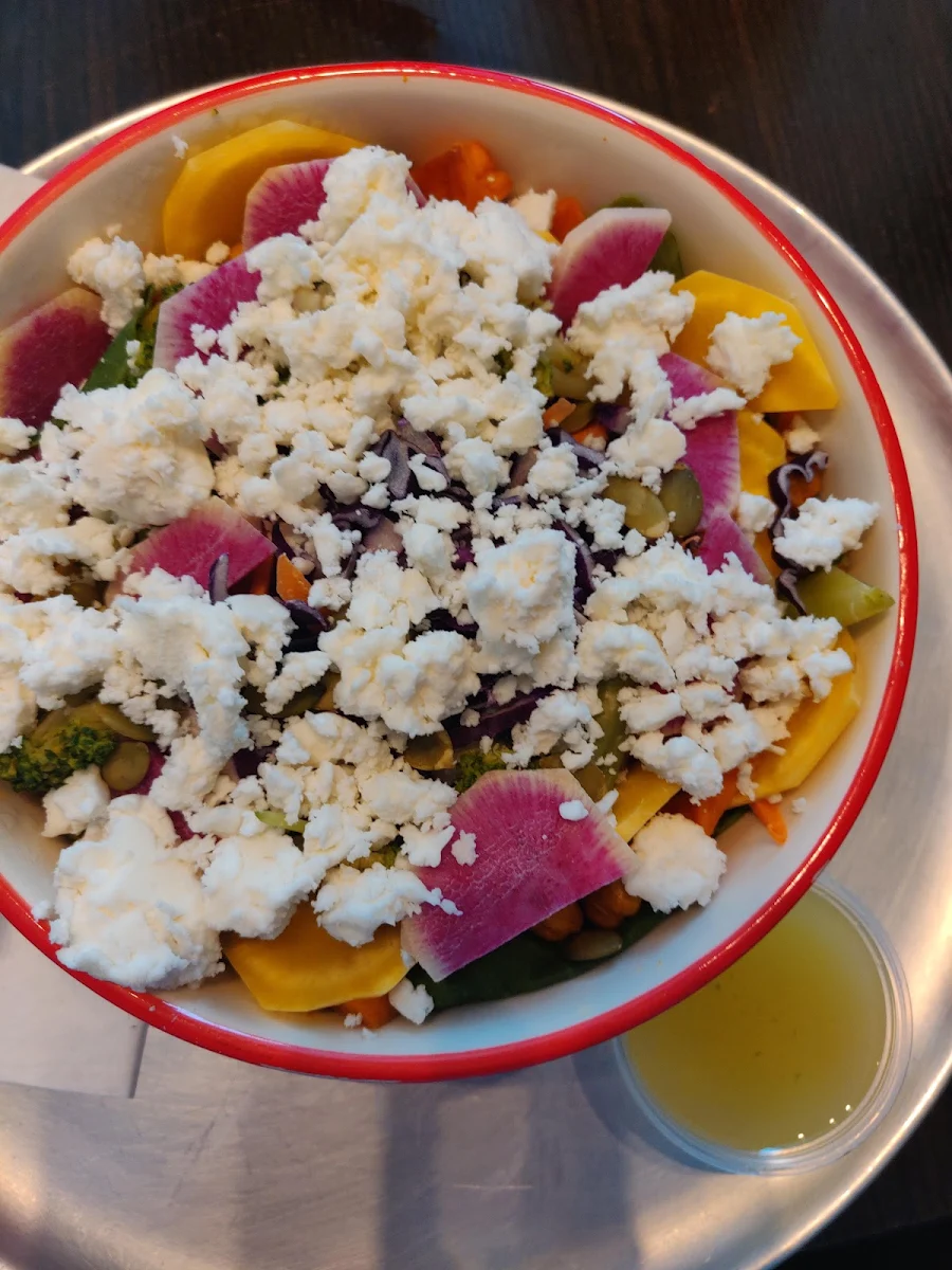 Detox Bowl with Feta Cheese