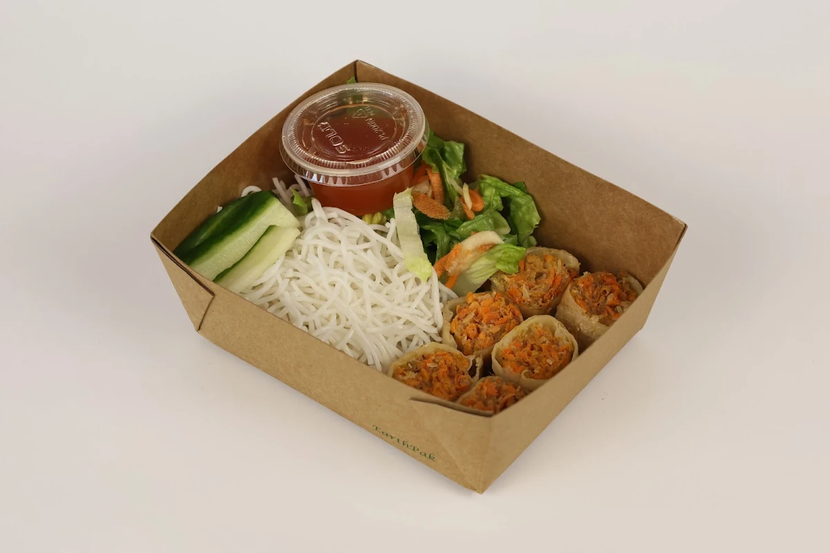 Noodle Fried Spring Roll Bowl