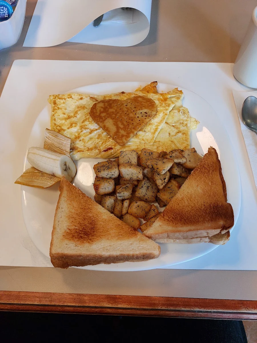 Pancake with Home Fries