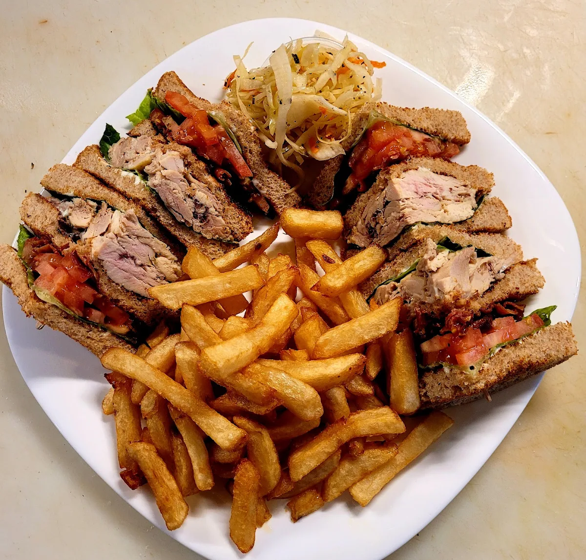 Sandwich Club Poulet Chicken Club Sandwich