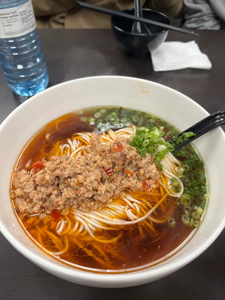 Soup Noodle w Spicy Ground Pork