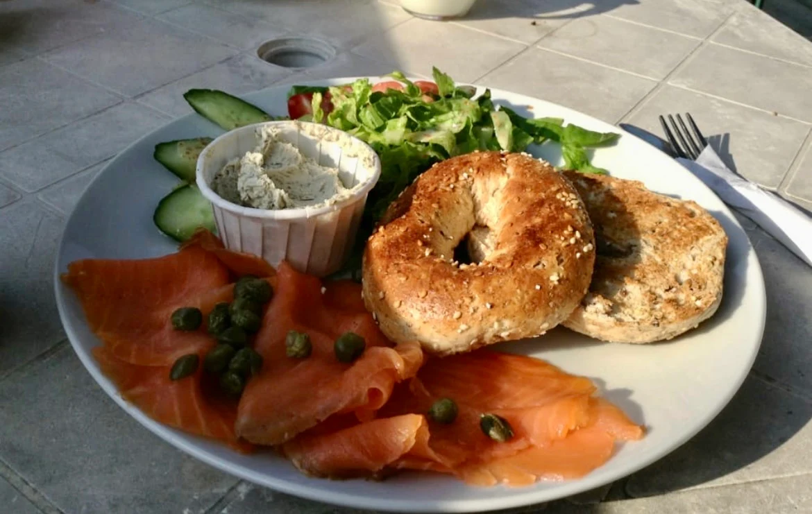 Smoked Salmon and Bagel