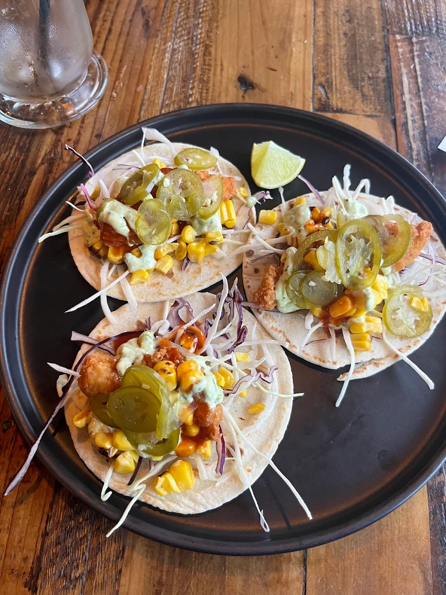 3 Fried Chicken Tacos