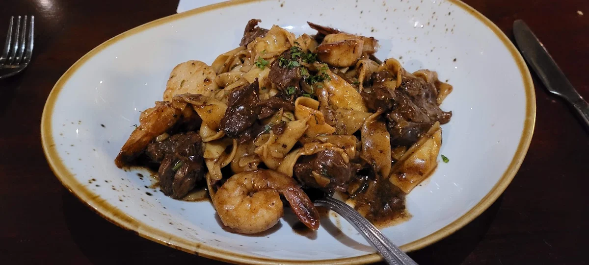 Short Rib Seafood Pappardelle