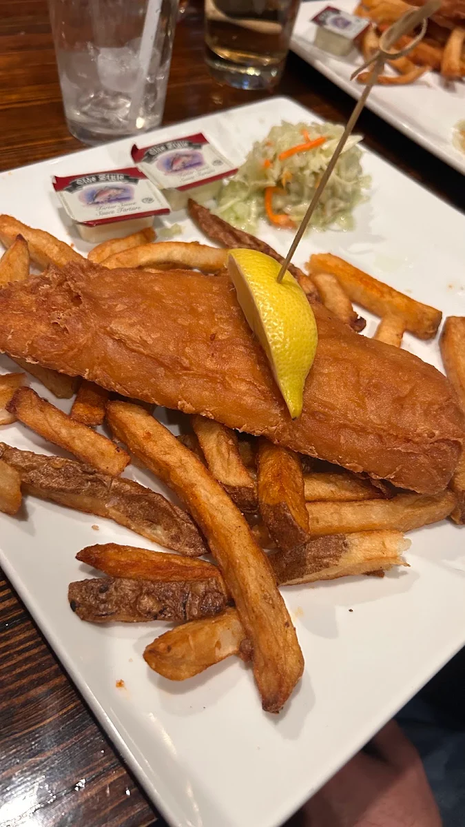 Pub Battered Haddock & Fries
