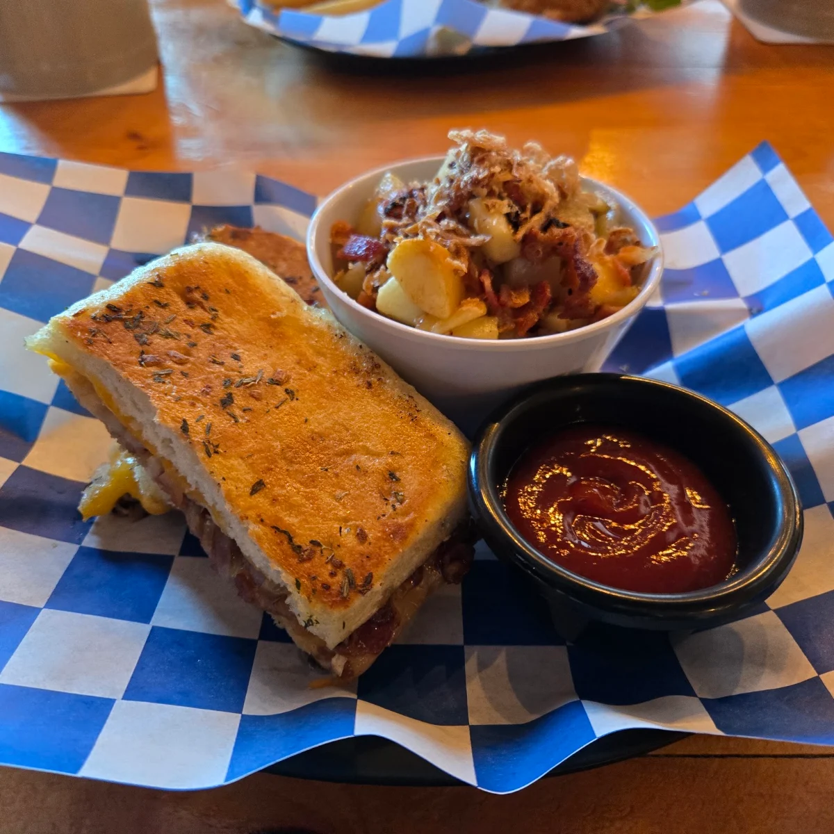 Grilled Bacon Jam and Cheese Sandwich