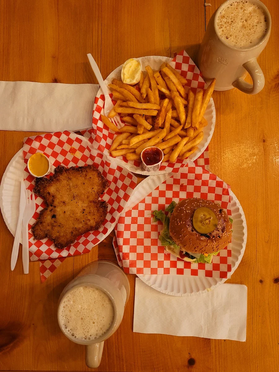 Shnizel Mama Ola Burger Fries and Craft Beer