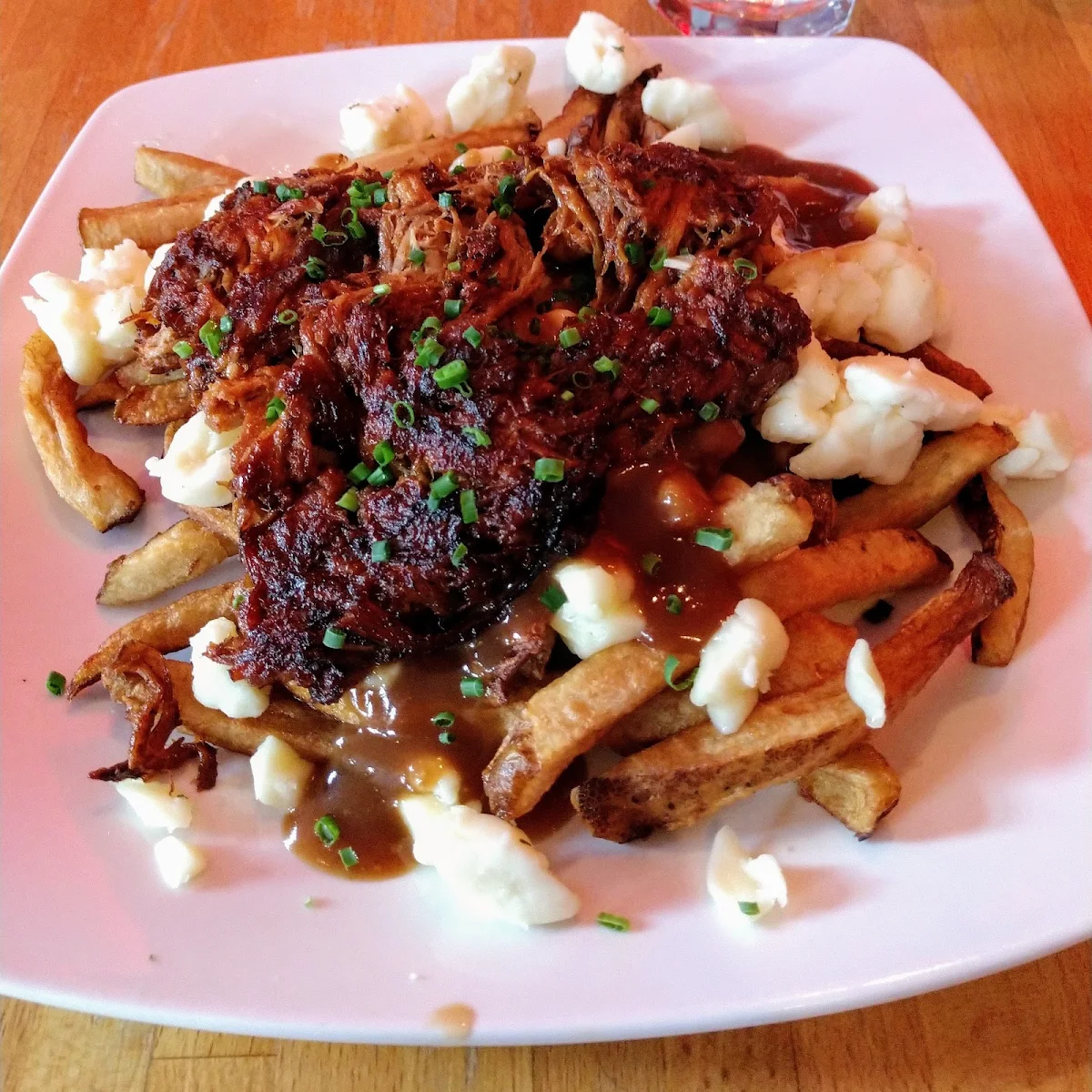 Pulled Pork Poutine, Burger Bar Crescent