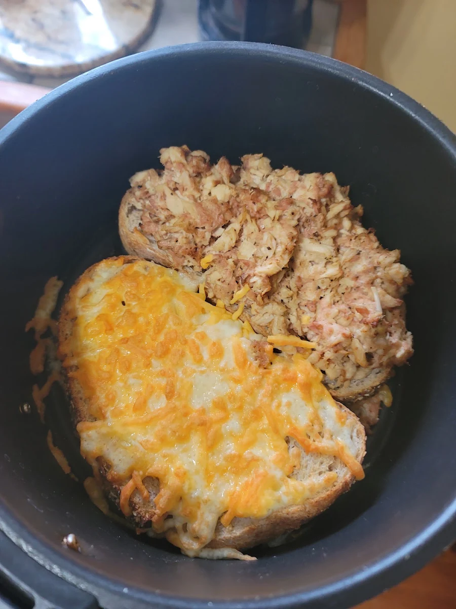 Dill Tuna w Jalapeno Marble Cheese on Vann's Seeded Sourdough