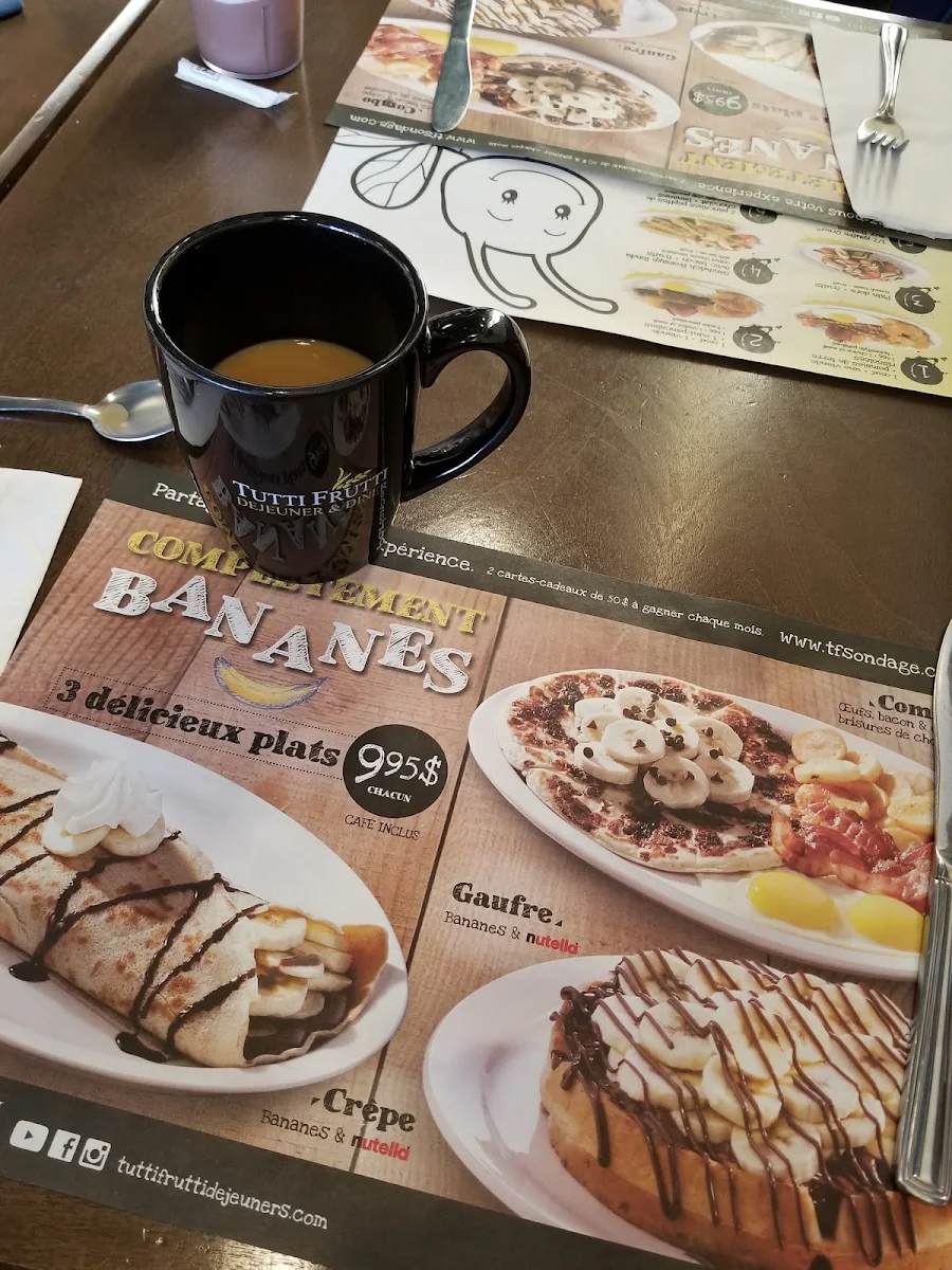 Combo Crêpe Bananes Nutella Banana Nutella Combo