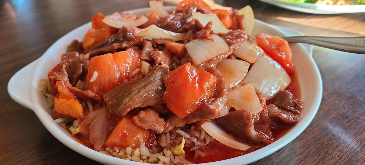 Beef and Tomato Fried Rice