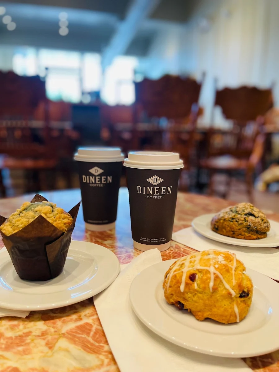 Latte Cranberry Scones & Blueberry Muffin